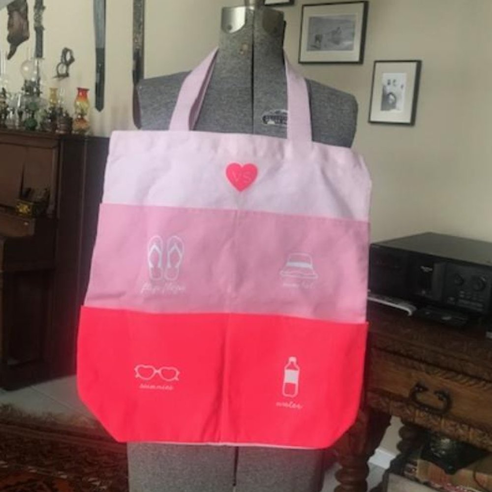 Vintage Victoria's Secret PINK Beach Tote NWOT